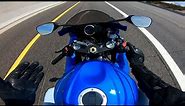 First Ride on a 600cc Motorcycle! | Suzuki GSXR 600 | NEW BIKE