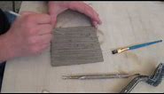 How to Carve a Weathered Wood Grain Texture in Clay