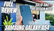 Samsung Galaxy A54 Full Review - GRABE COMPLETE RE DESIGN NA! | Camera Samples | BATTERY TEST |