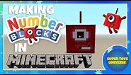 Making NUMBERBLOCKS Number Block Number 1 in MINECRAFT - Cbeebies