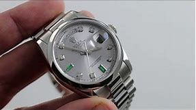 Rolex Day-Date 118206 Watch Review