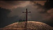 Jesus Cross 3D Animation footage Free to use
