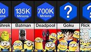 Comparison: How Many Minions To Defeat ___?