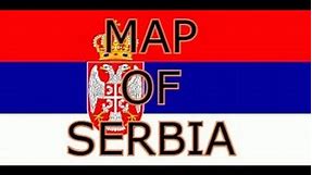 map of Serbia