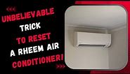 Unbelievable Trick to Reset a Rheem Air Conditioner!
