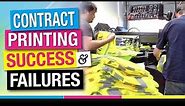Contract Screen Printing Vlog and Difficulties with Mesh Safety Vests