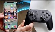 How To Connect Nintendo Switch Pro Controller To iPhone!