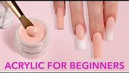 Acrylic Nail Tutorial 💅 How to do Acrylic Nails for Beginners 🤯 (2/3)
