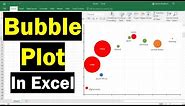 How To Create A Bubble Plot In Excel (With Labels!)