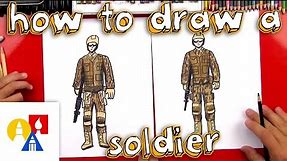 How To Draw A Soldier