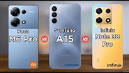 Poco M6 Pro vs Samsung Galaxy A15 vs Infinix Note 30 Pro