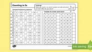 Counting in 5s Worksheet