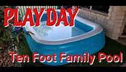 Play Day 10 Foot Inflatable Family Pool Review