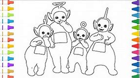 Teletubbies Coloring Page | Coloring Teletubbies | The Coloring Pages