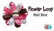 How to Make a Flower Loop Hair Bow - TheRibbonRetreat.com