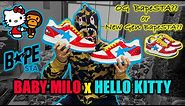 Bape Hello Kitty Bapesta Low Sneaker Unboxing | OG Bapesta (Nigo Era) or New Gen Bapesta??