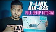 D Link DIR 825 AC 1200 Wi-Fi Dual Band Gigabit Router (Unboxing & Configuration) [Detailed Vedio !]