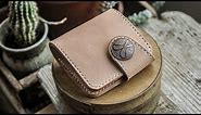 Making a Leather Snap Wallet (With Pattern!)