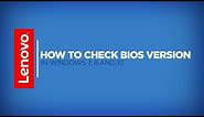 How To - Check BIOS Version In Windows