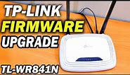 TP-Link TL-WR841N Router Firmware Upgrade Step by Step Tutorial