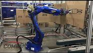 Yaskawa Robotic Case Erector Erects 5 Large Case Sizes