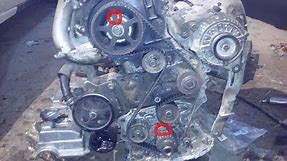 TOYOTA 5S Engine Timing Marks