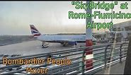 Rome-Fiumicino Airport's "SkyBridge" Bombardier people mover