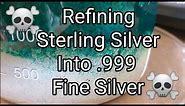 Refining Sterling Silver Into .99 - .999 Fine Silver (minus silver cell)