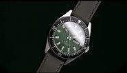 New Timex Waterbury Dive Automatic 40mm Leather Strap Watch - TW2V24700 #timex