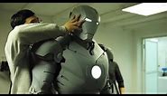 3D printed Iron Man Mark III armor with motorized flaps & LED lights, Real life size MK 3 suit model
