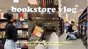 *cozy* bookstore vlog 📚☀️🍉 spend the day book shopping at barnes & noble with me + a big book haul!