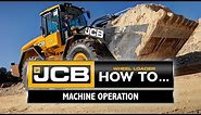 JCB Wheel Loader How To - Machine Operation