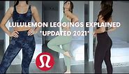 UPDATED 2021 Lululemon leggings explained// size, fit, & material// align pockets + swift speed?