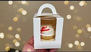 Single Cupcake Container Gift Boxes Review and How To Assemble