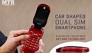 MTR Ferrari Car Flip Mobile Phone | Dual Sim Card | Keypad Mobile