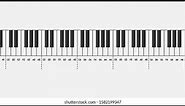 Every piano note from A0 to C8 (using pitches)