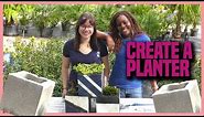 How to Create A Decorative Cinder Block Planter | Earth Works Jax