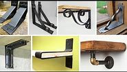 90 DIY Shelf Brackets – How To Build A Shelf Bracket - Metal shelves brackets