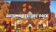 Autumn Texture Pack For MCPE 1.19 | Aesthetic Texture Pack