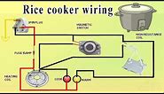 Rice cooker wiring connection