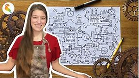 Let's Draw Steampunk Machines!💡Easy Tutorial
