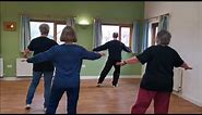 Tai Chi Wu Style 13 Step front and back view basic instruction with students - Sifu Paul Nathan