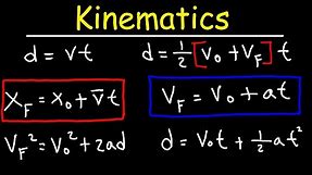 Kinematics In One Dimension - Physics