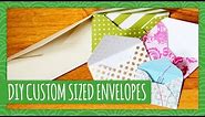 DIY Custom Sized Envelopes | How to Make an Envelope Out of Paper