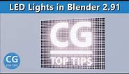 Create LED Light in Blender