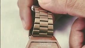 Casio vintage series Rose gold watch Unboxing