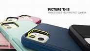 OtterBox iPhone 12 & iPhone 12 Pro Commuter Series Case - BALLET WAY (PINK SALT/BLUSH), Slim & Tough, Pocket-Friendly, with Port Protection
