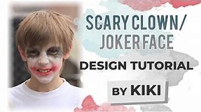 Scary Clown/Joker Face Painting Tutorial