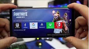 Fortnite on Android! Galaxy Note 9 **GAMEPLAY FOOTAGE**
