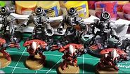 Update: Battletech Battle Armor and Warp Spiders Oldhammer Painting Challenge
